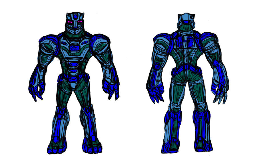 Leopard Seal Armor Concept by WyreCats