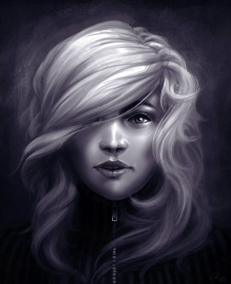 Portrait-practice by CrackBag