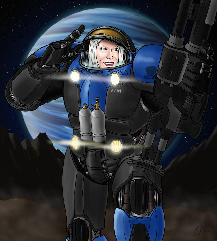 StarCraft Remastered Marine by SteveNoble197