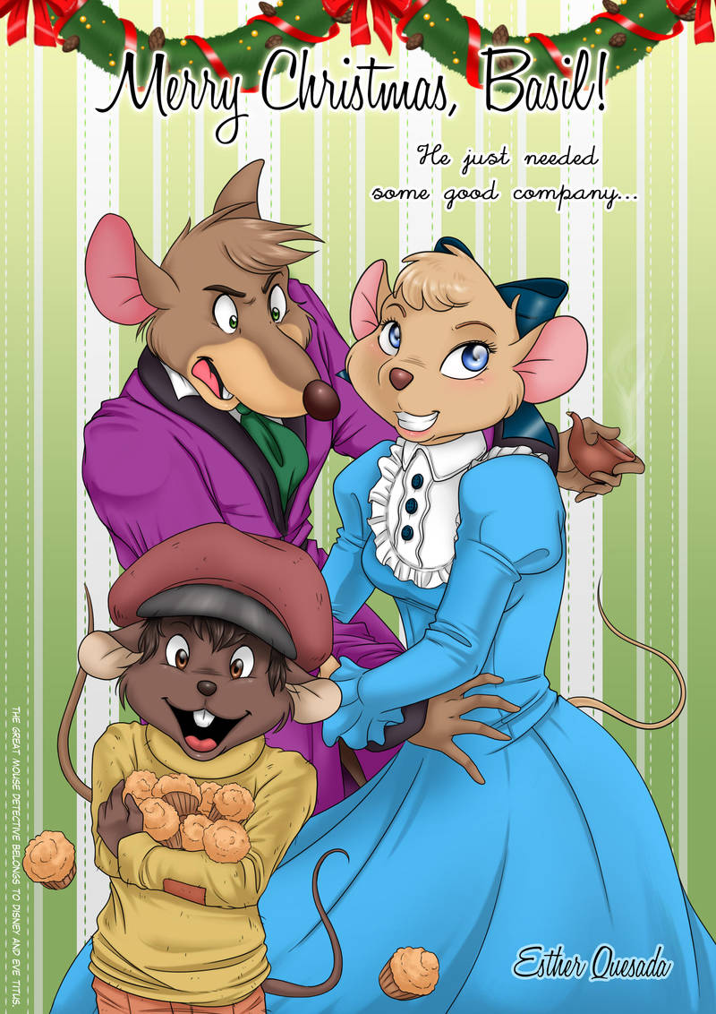 Merry Christmas Basil - Comic cover by Raygirl13
