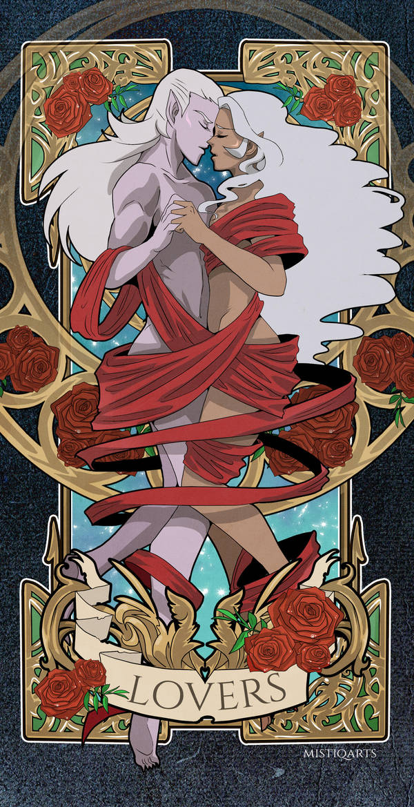 Lotura Tarot Card by Mistiqarts