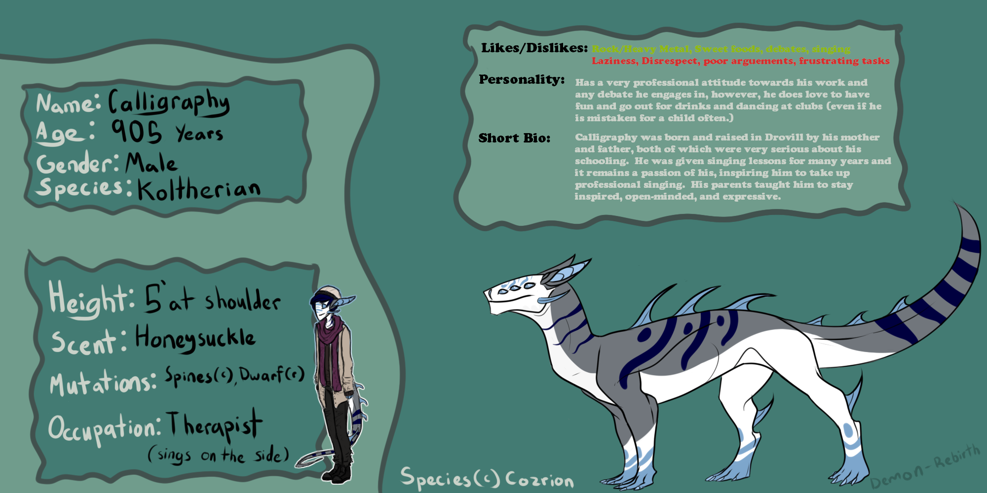 Calligraphy Temporary Ref. by Noodle-Drake
