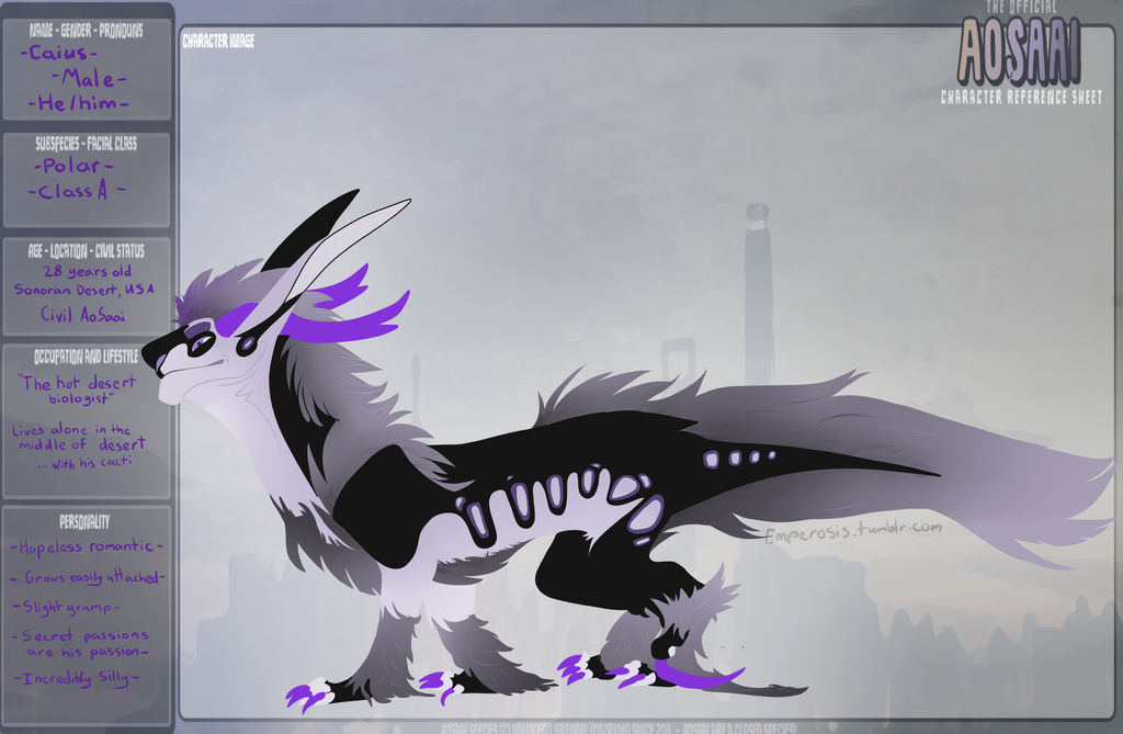 AoSaai - Caius Character Sheet by Noodle-Drake