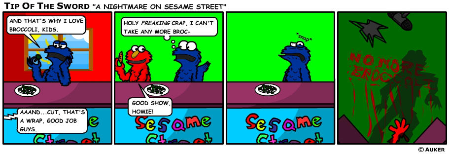A Nightmare on Sesame Street by tipofthesword