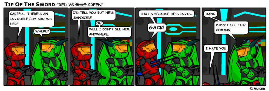 Red vs Blue, No, Green by tipofthesword