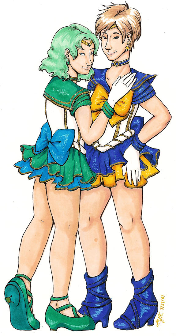 Uranus an Neptune MusicalStyle by ladyyatexel