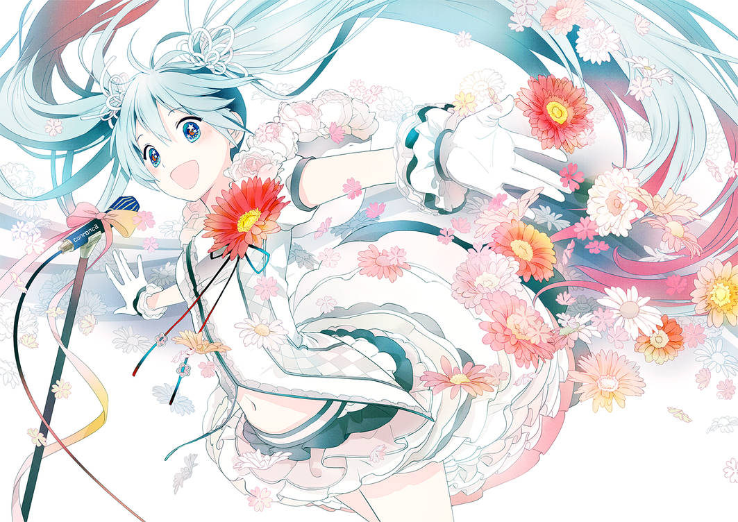 Flower Miku 2 by conronca