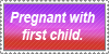 Pregnant with First Child Stamp by Mephonix