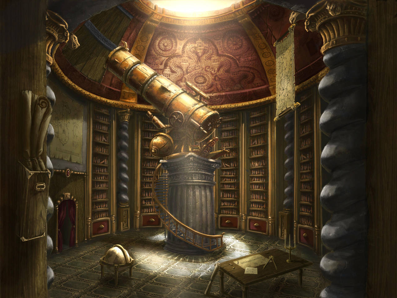 Observatory room by ARTOFJUSTAMAN