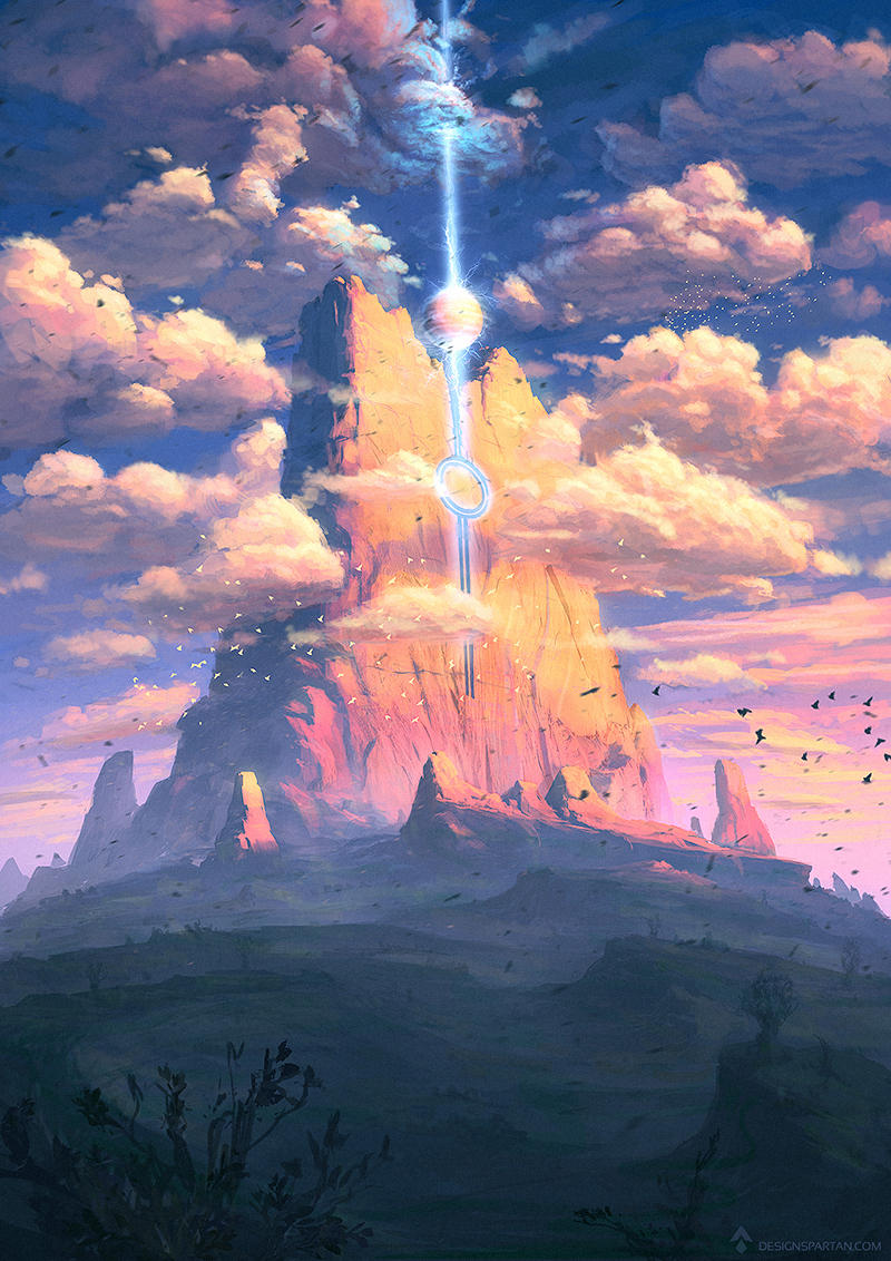 Space Emitter (time-lapse video + free PSD!) by DesignSpartan