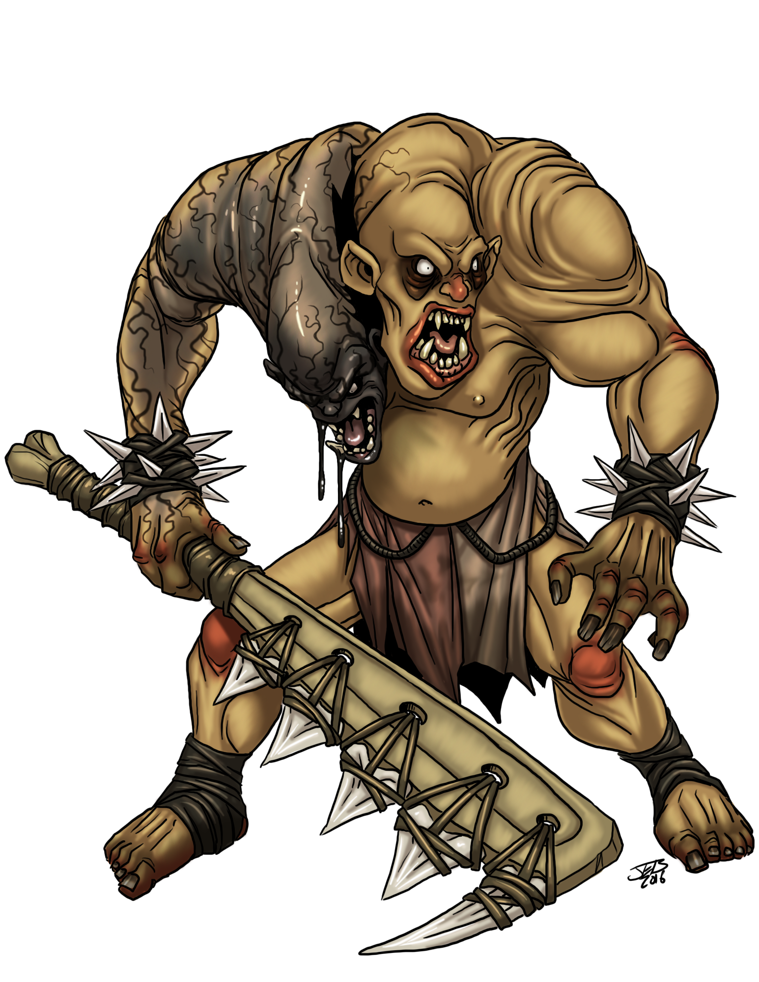 Death Ettin by ProdigyDuck on DeviantArt