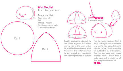 Mini Mochi Pattern Sheet by coconut-lane