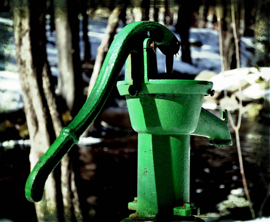 Water Pump in the Woods by wagn18