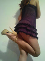 with heels by sexyredbrain