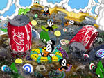 PLUGS and COKE ilustracion-barcelona by minimalminds