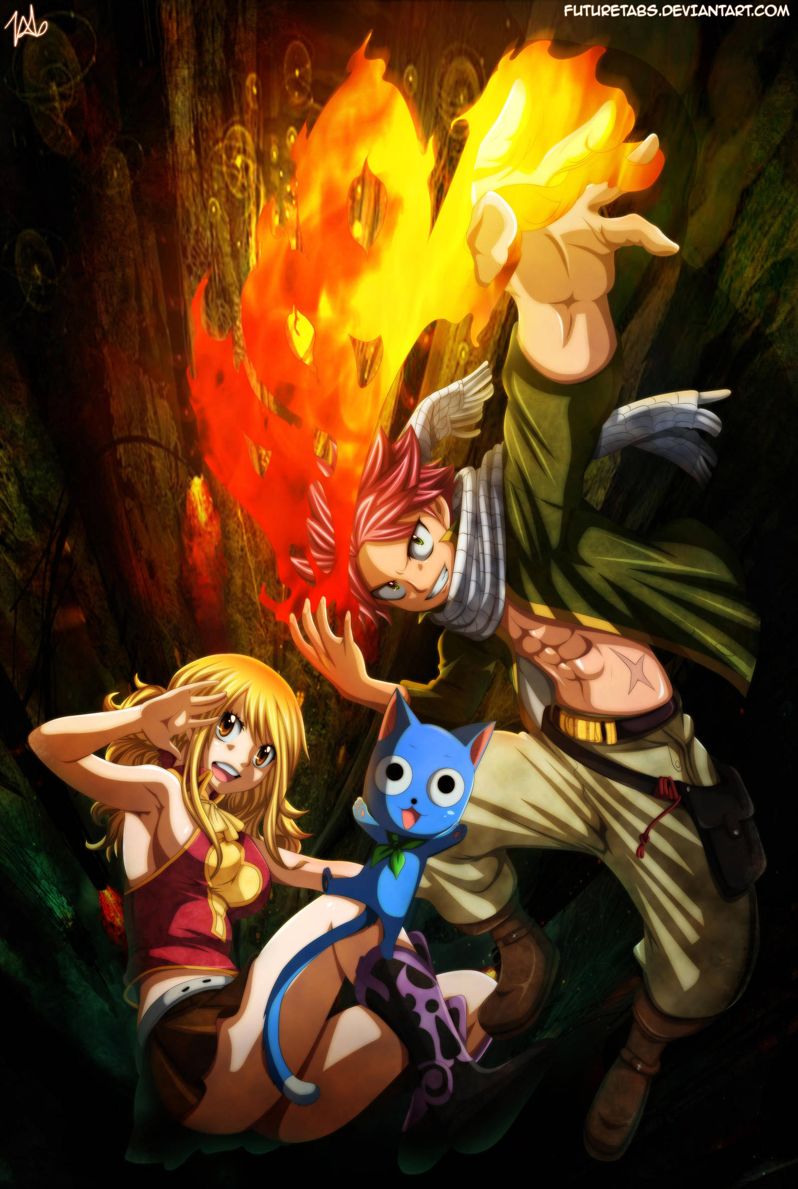 Natsu X Lucy On FlamesandKeys DeviantArt