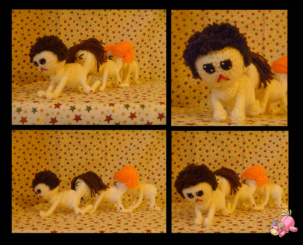 Human Centipede Plushie II by UnicornReality