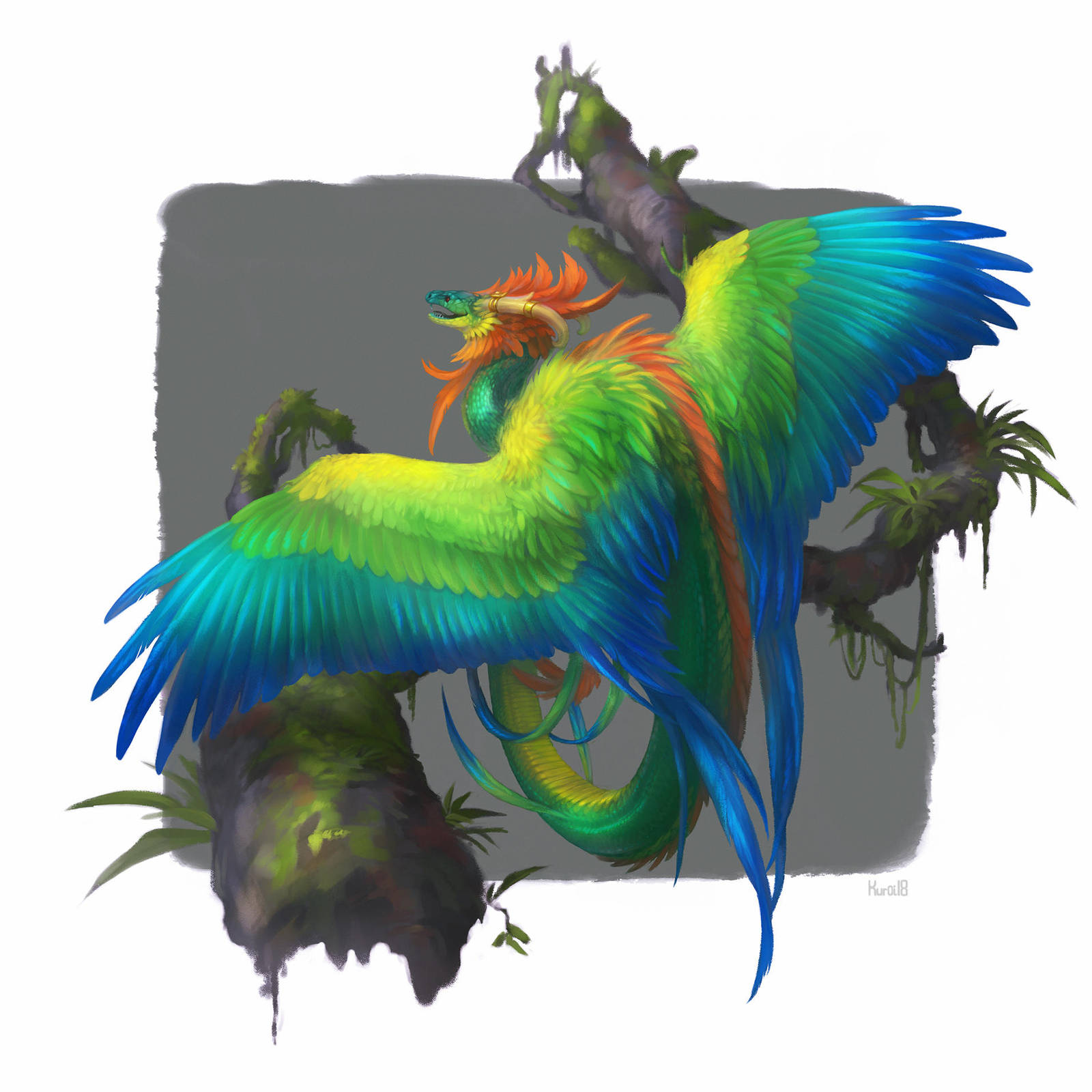 Quetzalcoatl by Kuroi-kisin