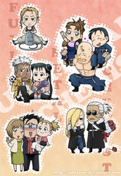 Chibi FMA set by D-Thessy
