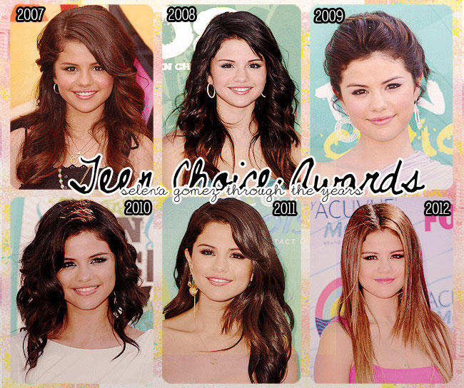 Selena Gomez through the years - TCA’s by shadowspassingby on DeviantArt
