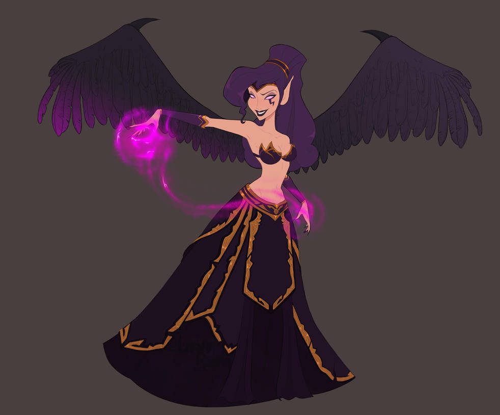 Megara, Fallen Angel by Dreemers