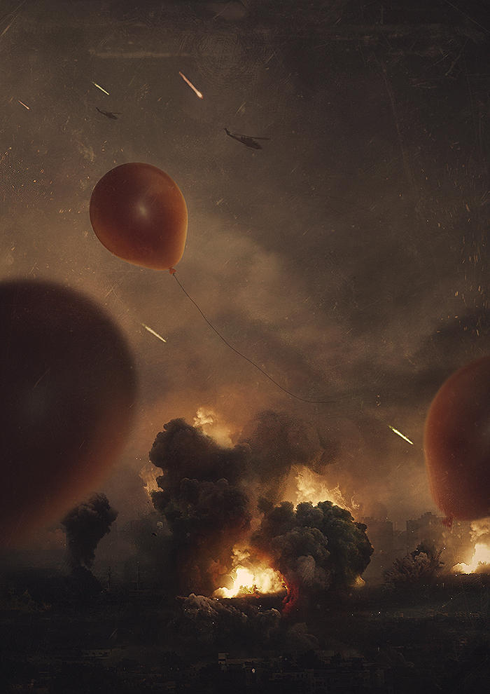 GAZA IS BURNING! by A7md3mad