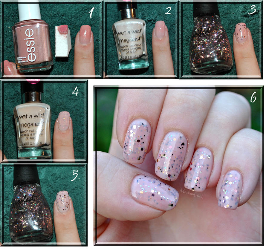 Glitter Egg Shell Nail Effect + tutorial by MadamLuck
