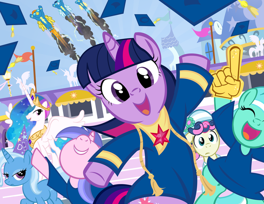 Twilight's Graduation by PixelKitties