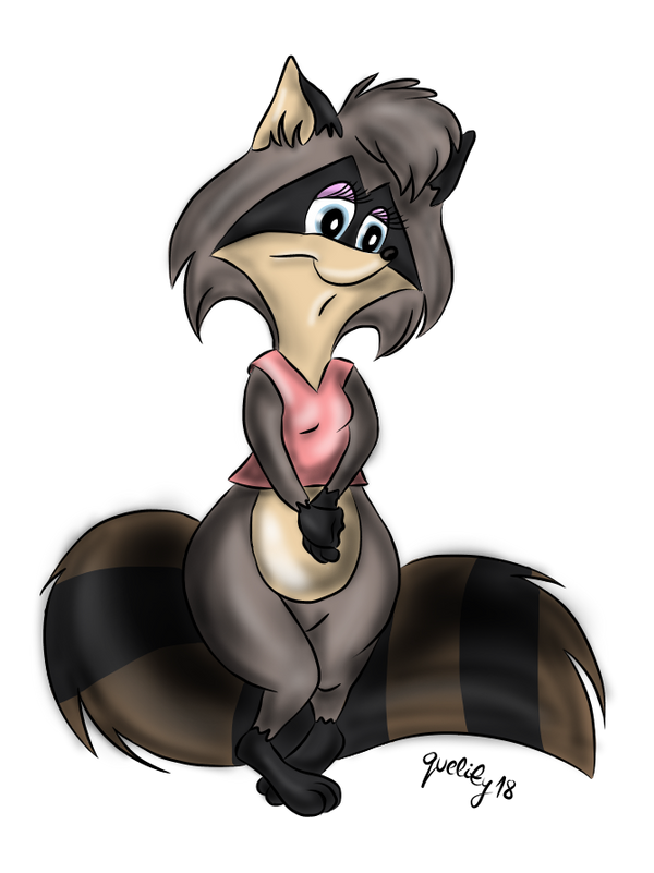 Melissa Raccoon by Aisudi on DeviantArt