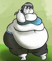 Wii Fit Trainer Inflation by WarioTheInflator on DeviantArt