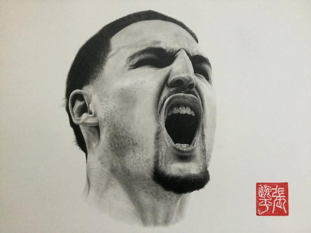 Klay Thompson Portrait by yipzhang5201314