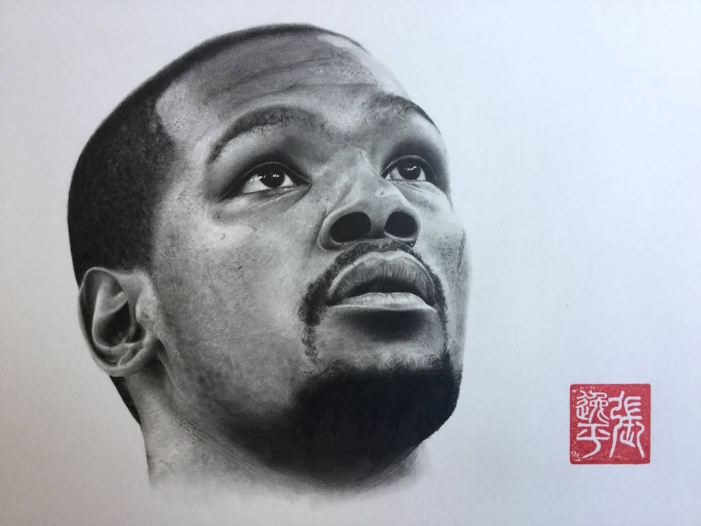 Kevin Durant Portrait by yipzhang5201314
