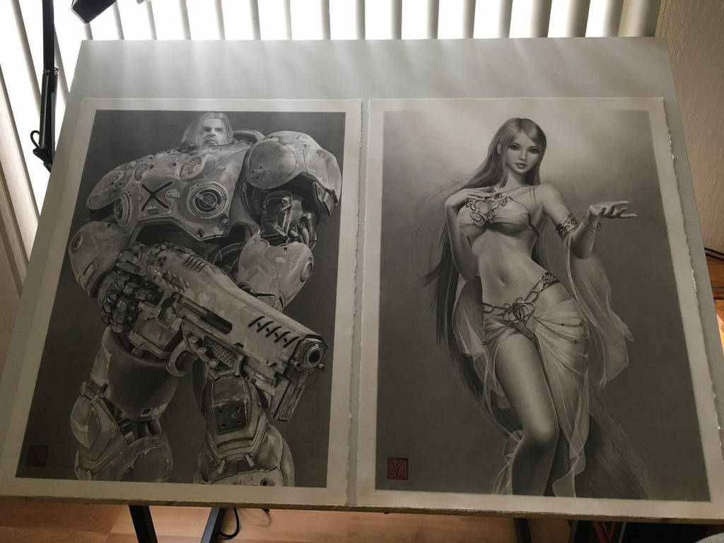 My Two Best Drawings by yipzhang5201314