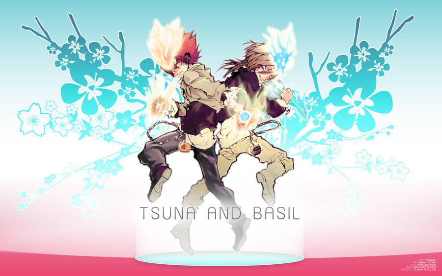 Tsuna and Basil by malionette