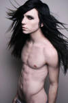 hot long haired black guy by CroftMan93