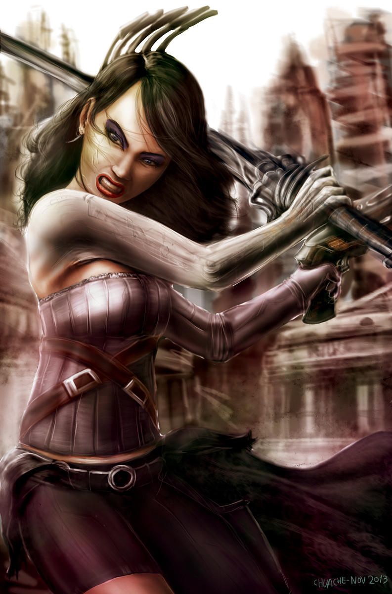 Concept Art Lola Vinagre by Ryoishen