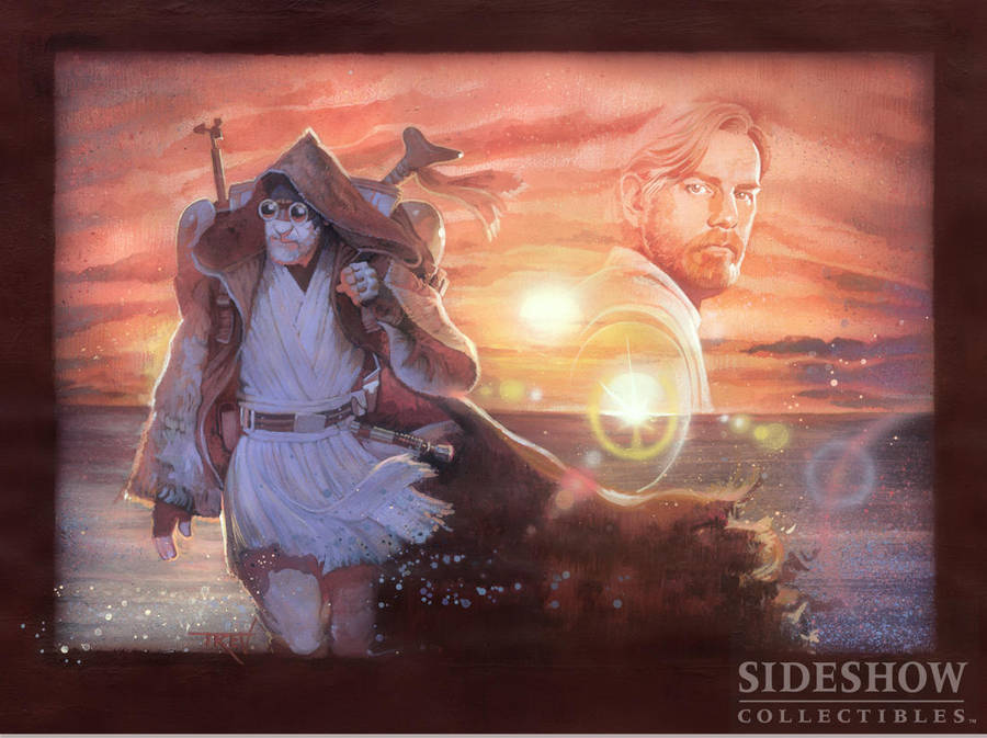Ben Kenobi Desert Outlander Art by TrevorGrove