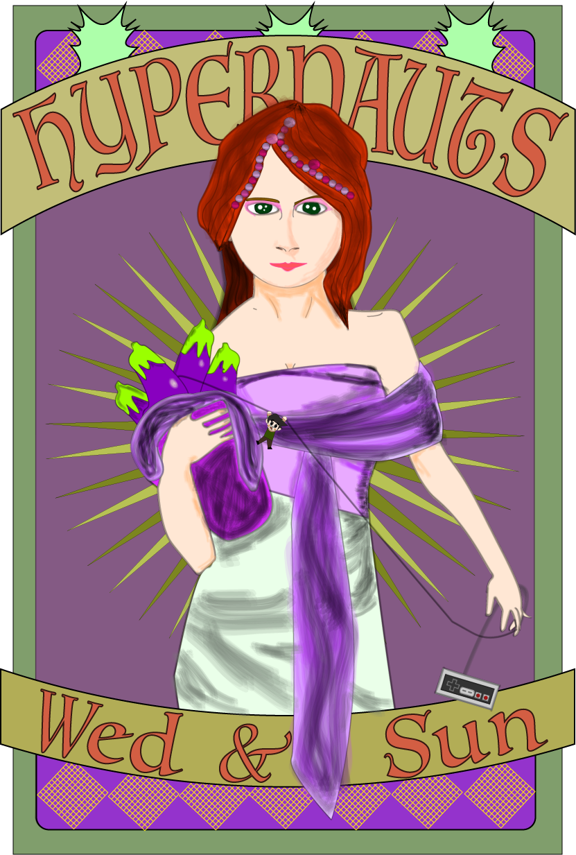 Fall Semester Project: Art Nouveau inspired poster by JamieAgathaRose