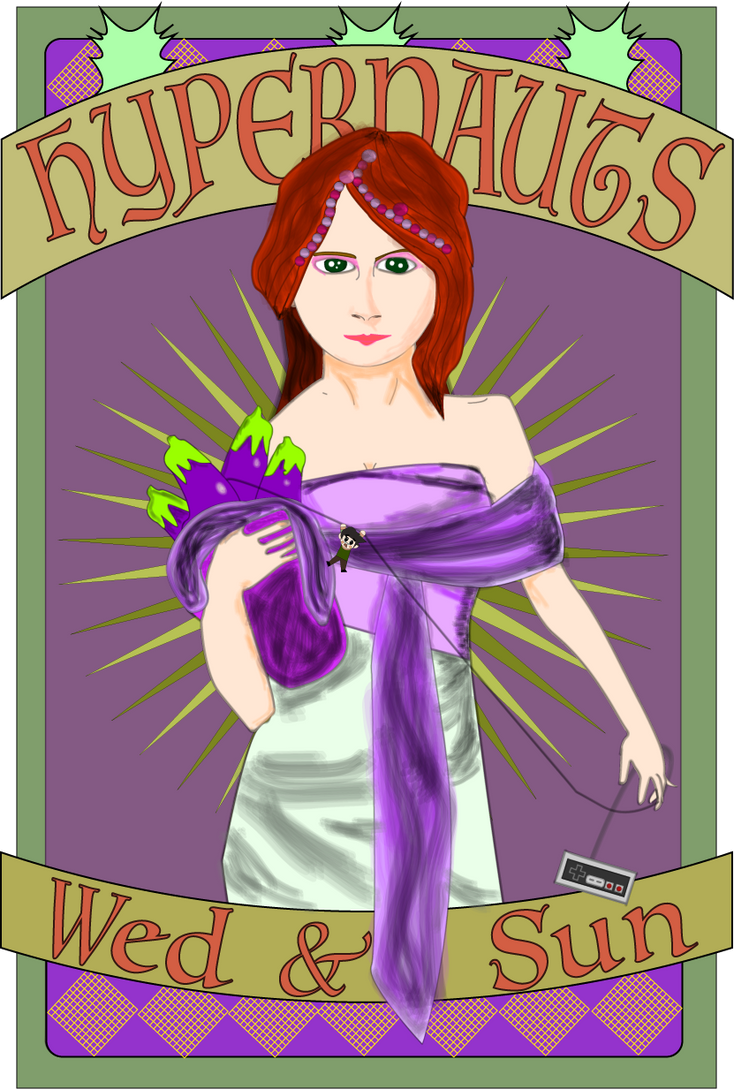 Fall Semester Project: Art Nouveau inspired poster by JamieAgathaRose