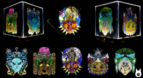 Majora's Mask Stained Glass Light (Tutorial) by studioofmm