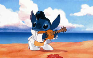 Stitch as Elvis by liloandstitchfanclub