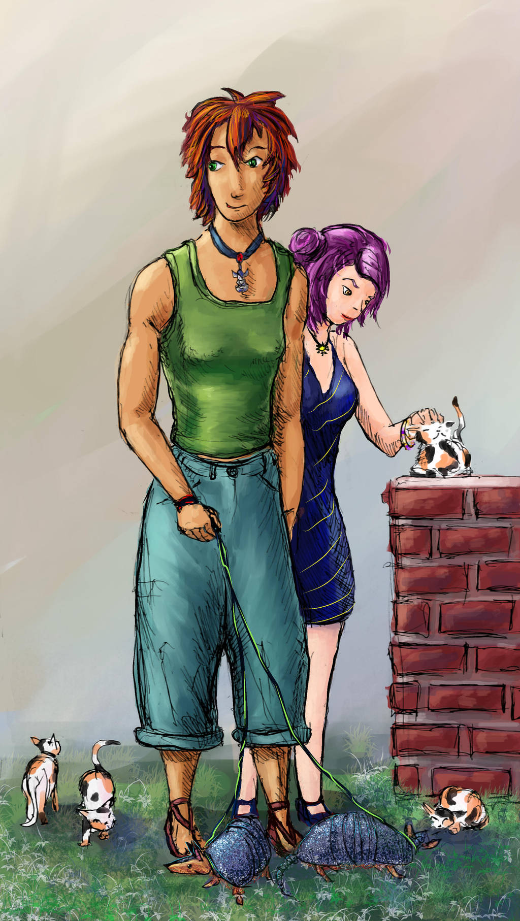 Walking With Armidillos (fan art) by Tadpole7