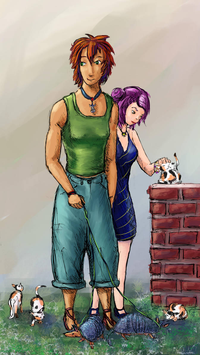 Walking With Armidillos (fan art) by Tadpole7