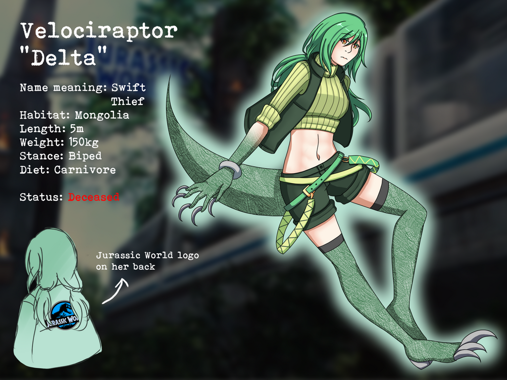 [Jurassic World] Velociraptor Delta by DebiruHaato on DeviantArt