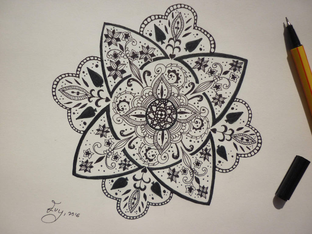 Black Gothic Mandala by getupp