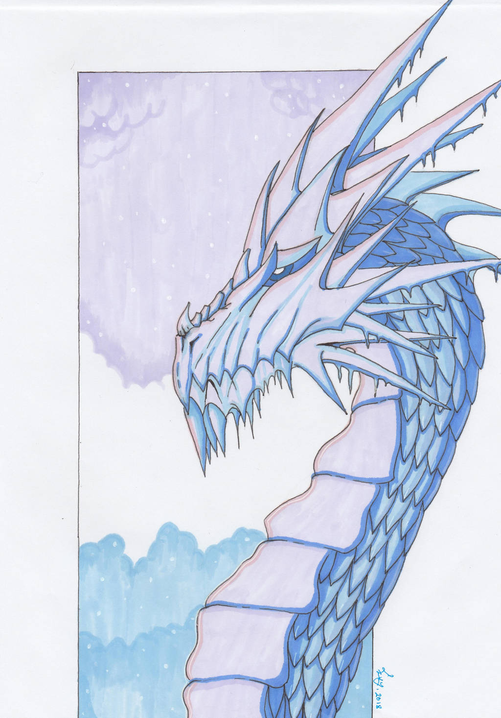 Ice dragon by getupp