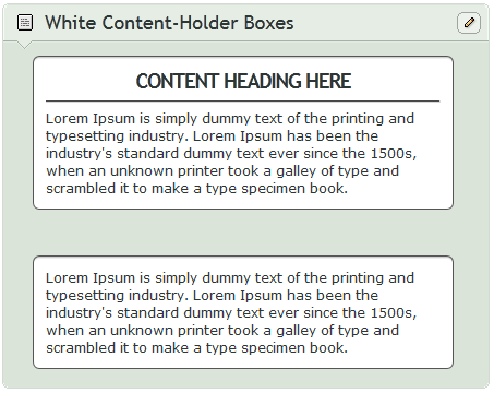 White Content-Holder Boxes by CypherVisor