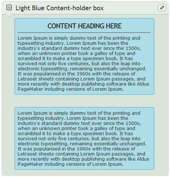 Light Blue Content-holder box by CypherVisor