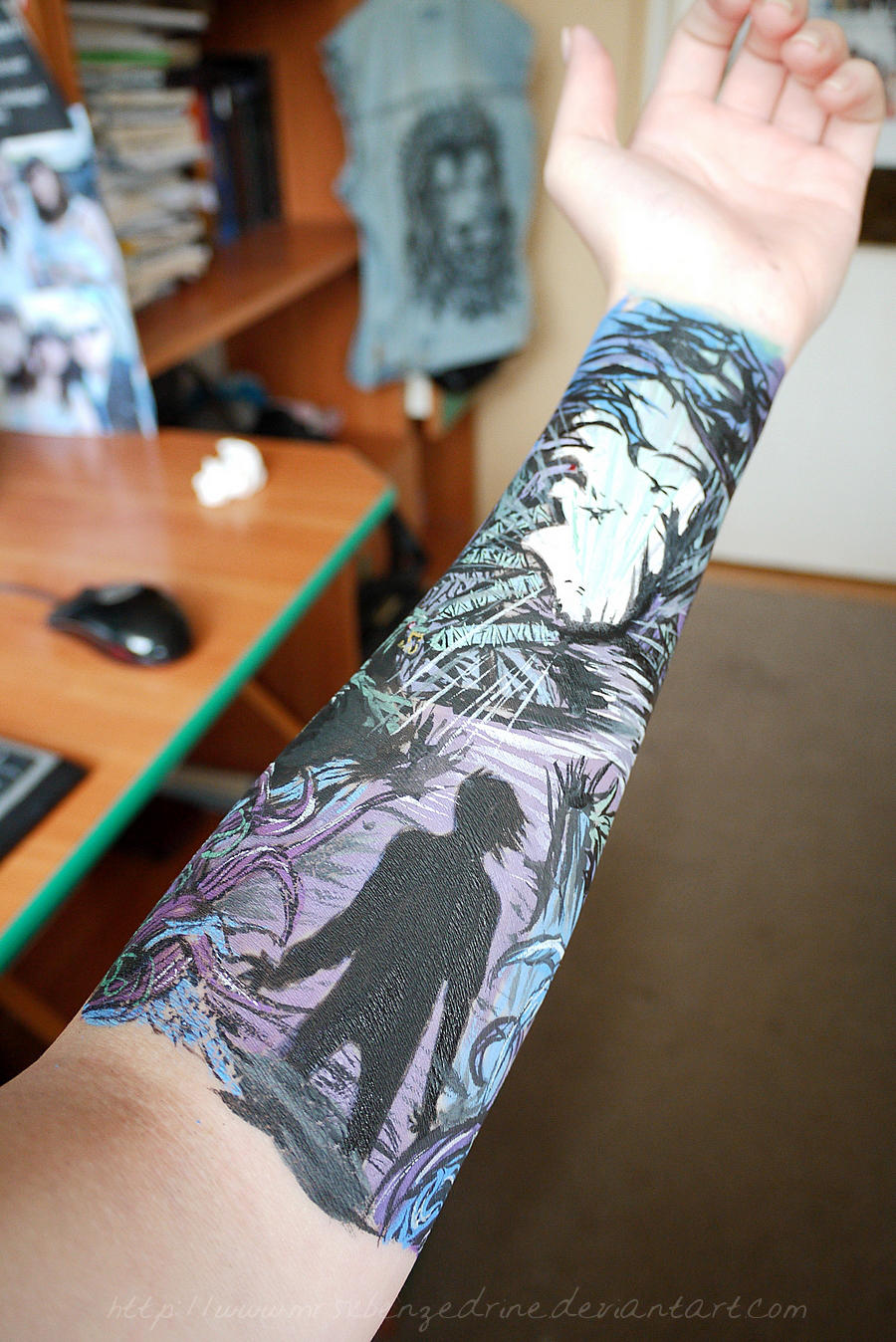 ADTR arm painting by mrsxbenzedrine