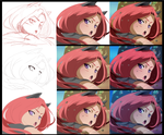 Steps for making Rutana by MzzAzn